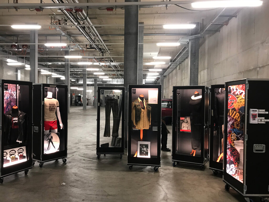 L'Unique Foundation Rock'n'Roll memorabilia on display at Baloise Session 2019