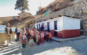 L'Unique Foundation | Water for Nepal | Daphu Project - completion and handover of the toilet building